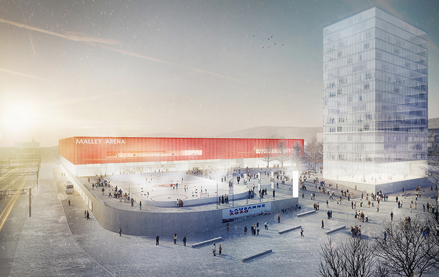 2nd Prize to design Swiss Sport Center in Lausanne