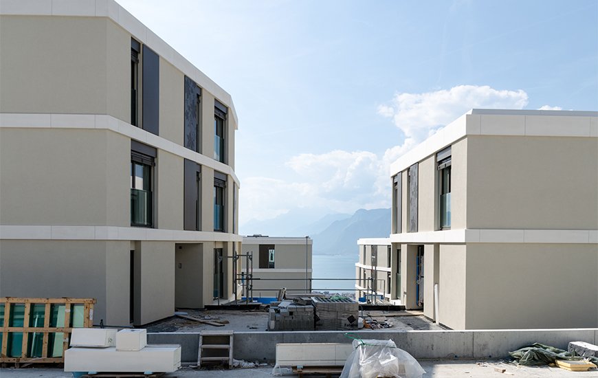 Les balcons du Lavaux partie sud pratiquement terminé !