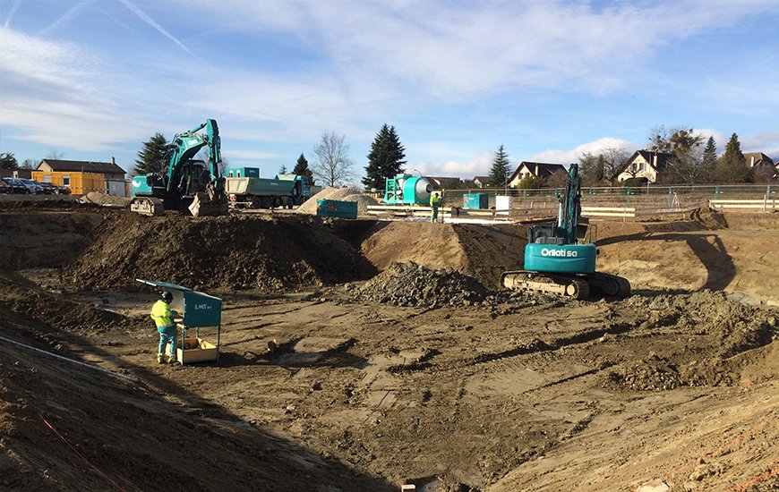 Début de chantier au Clos du Merisier