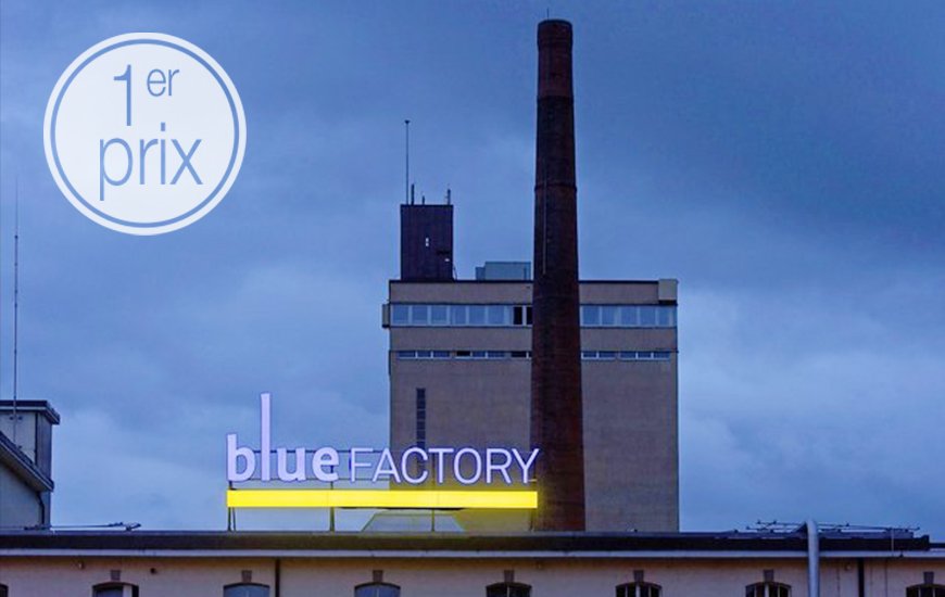 1er prix pour le bâtiment B de blueFactory à Fribourg